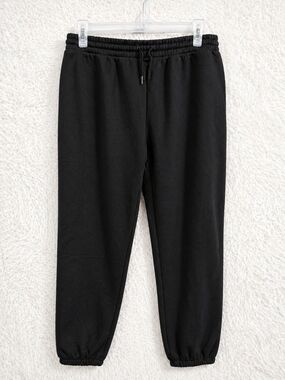 Men's Black Drawstring Jogger Pants